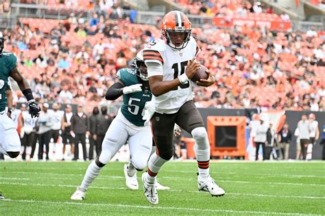 Eagles Browns Final Score Joshua Dobbs Secures No 2 Qb Job In 21 20