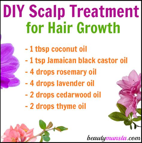 DIY Scalp Treatment for Hair Growth - beautymunsta - free natural ...