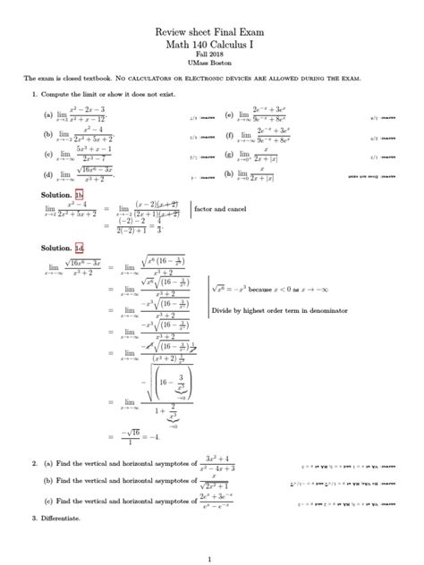 Calc 1 Integral Practice