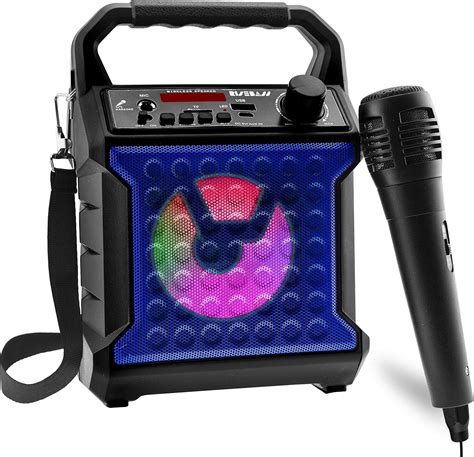 Risebass Portable Karaoke Machine With Microphone With