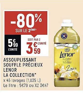 Promo Assouplissant Souffl Pr Cieux Lenor La Collection Chez Spar