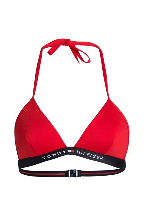 Bikini Oberteil rot TOMMY HILFIGER günstig online kaufen