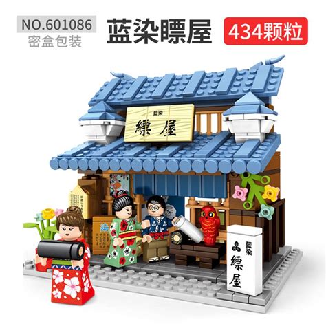 Sembo Block Japanese Street View 601086 Japan Building Block 434 Pcs