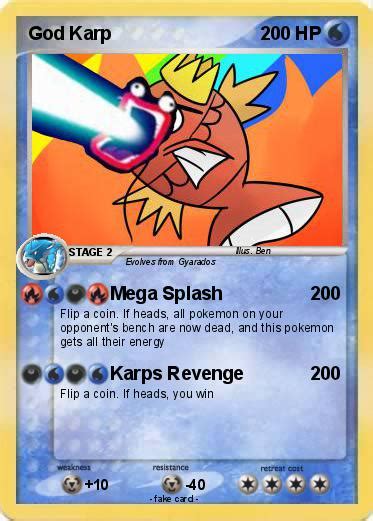 Pokémon God Karp 1 1 Mega Splash My Pokemon Card