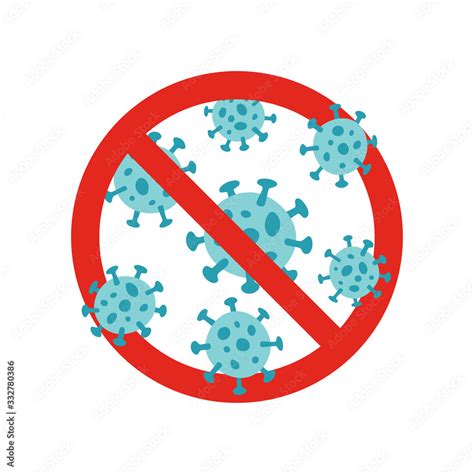 Corona Virus COVID 19 Prevention Illustration Symbol Of Coronavirus