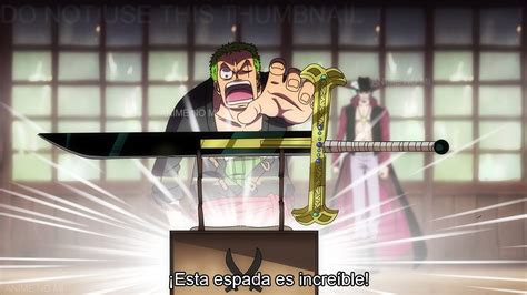 Zoro Prueba El Poder De Su Nueva Espada Yoru One Piece Youtube