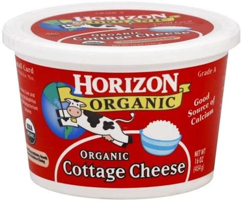 Horizon Organic, Small Curd Cottage Cheese - 16 oz, Nutrition ...