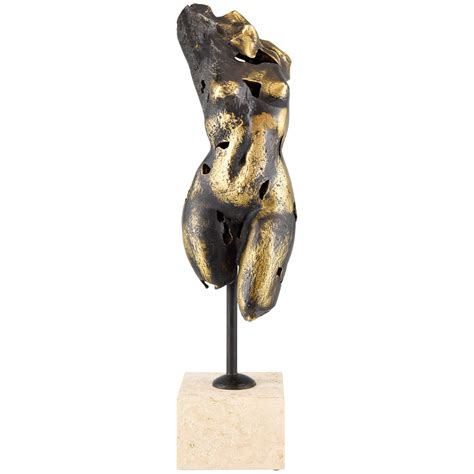 Bronze Sculpture Of A Female Torso Deconamic