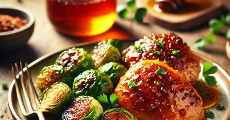Irresistible Hot Honey Chicken Brussels Sprouts Recipe Sweet Spicy