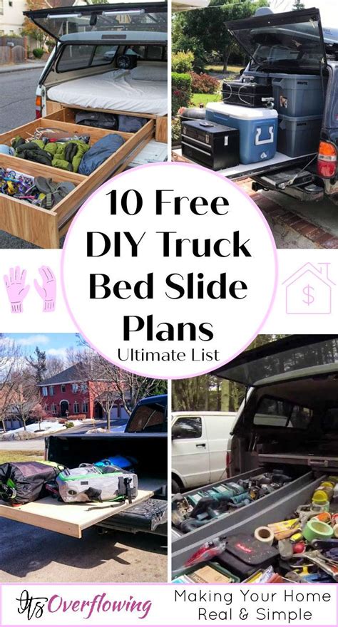 10 Free DIY Truck Bed Slide Plans