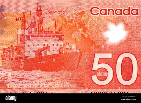 Billete de 50 dólares canadienses fotografías e imágenes de alta