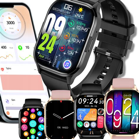 Zegarek Smartwatch damski męski ROZMOWY 466x466 WODOODPORNY IP67 PL