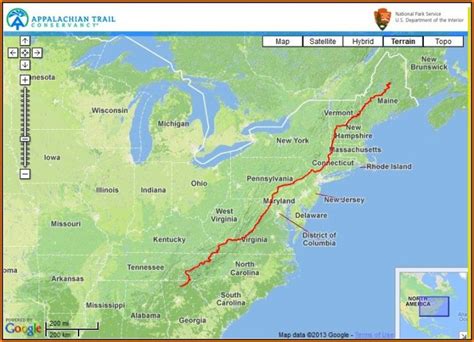 North Georgia Appalachian Trail Map - map : Resume Examples #emVK6rkYrX