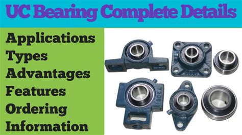 UC Bearing Insert Bearings UC Bearing Designation Pillow Type