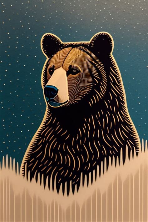 draw  bear unleash  artistic wilderness  drawing