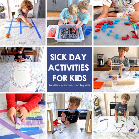 Sick Day Activities for Kids - Days With Grey