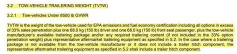 Towing Sae J2807 Ratings Equipment Frontal Area Experiments