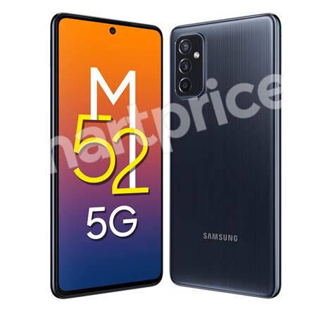Новый Samsung Galaxy M52 5G появился на первых изображениях