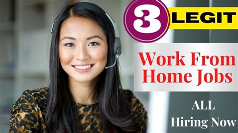 3 WORK FROM HOME JOBS ALL HIRING NOW AND SOME WITH MANY OPENINGS