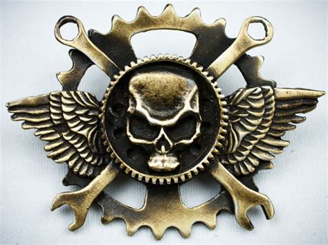 Items Similar To Antique Brass Plated Steampunk Pirate Skull Wrenches