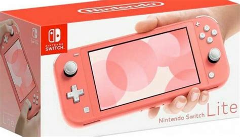 NEW Nintendo Switch Lite Coral Red Console PREORDER USA - iCommerce on Web