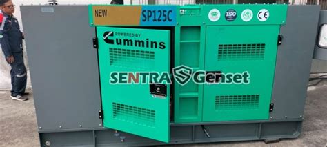 Jual Genset Cummins 125 Kva Altenator Stamford Original Certificate Di