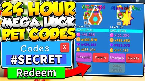 Hour Mega Secret Pet Opening Luck Codes In Bubble Gum Simulator