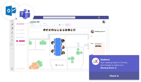 Microsoft Teams Desk Booking Integration Kadence