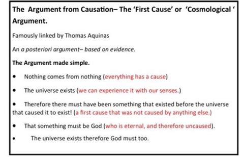 First Cause Design Argument Flashcards Quizlet