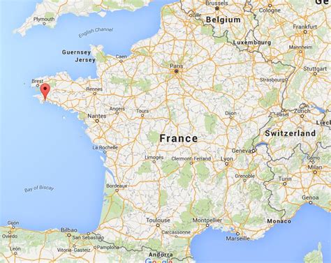 Where is Benodet on map France