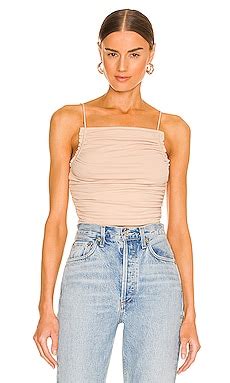 Superdown Jessa Ruched Tank In Nude REVOLVE