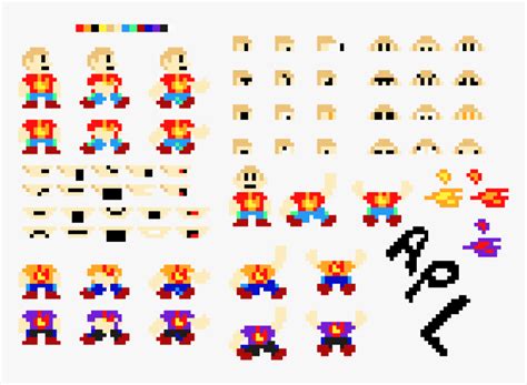 Super Mario Bros 2 Character Sprites