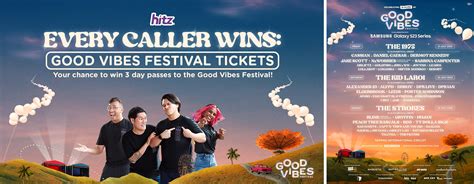 Win 3 Day Passes To Good Vibes Festival 2023 With Hitz FM And Mix FM