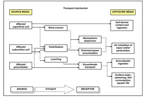 − Flowchart For Exposure Route Pathways Of Toxic Matter From Sources To Download Scientific