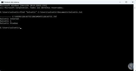 Cómo Usar Comando Find ️ Cmd Solvetic