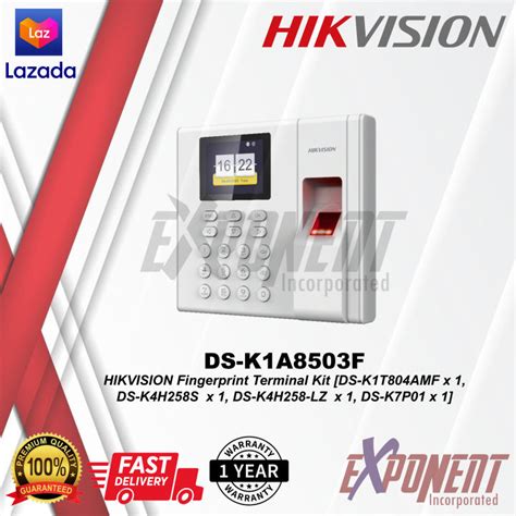 DS K1A8503F HIKVISION Fingerprint Terminal Kit DS K1T804AMF X 1 DS