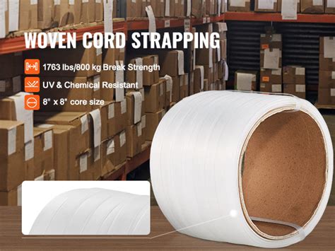 VEVOR Banding Strapping Kit With Strapping Tensioner Tool 100 M Length