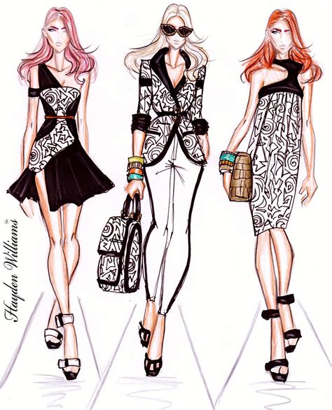 Hayden Williams Fashion Illustrations Hayden Williams Rtw Springsummer 2012 Collection Pt3