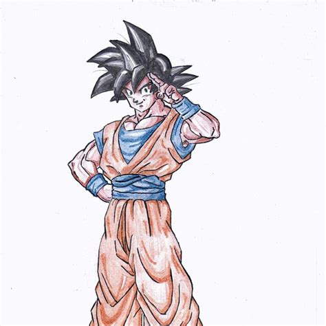 Aggregate 158 Goku Pencil Drawing Best Nanoginkgobiloba Vn