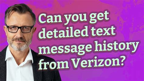 Can You Get Detailed Text Message History From Verizon Youtube