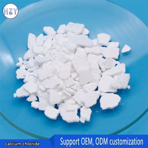 China Yuannuo Calcium Chloride White Flake For Snow Melting Agent