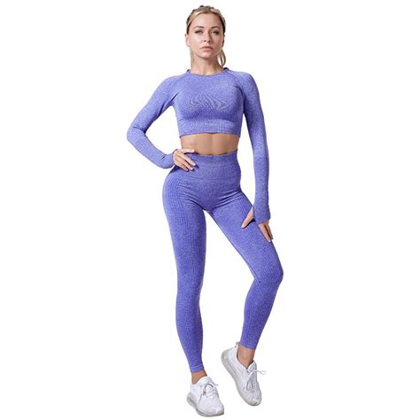 Energy Seamless Yoga Set Women Workout Set Sportswear Fitness Clothes