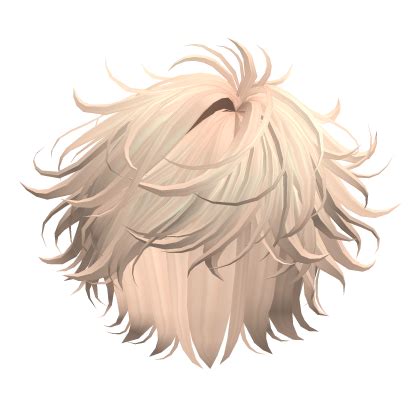 Blonde Messy Spiky Anime Hair Roblox