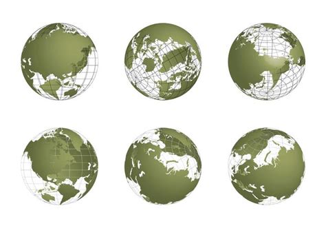 Free Globe Grid Vector set 101656 Vector Art at Vecteezy