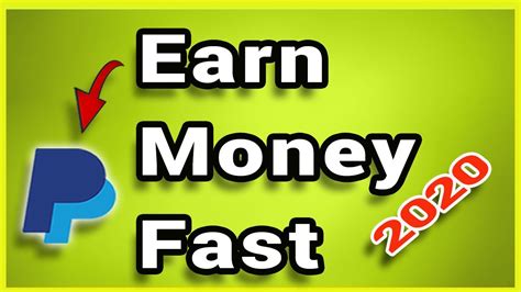 5 Ways To Earn Paypal Money Fast 2020 Youtube