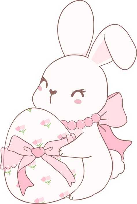 Coquette Easter Bunny 37387721 PNG