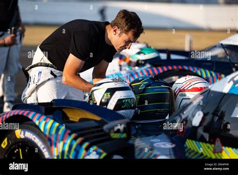 Le Mans Frankreich Juni Menezes Gustavo Usa Peugeot