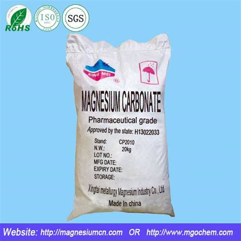 Magnesium Carbonate Heavy Pharma Grade Magnesium Carbonate Meishen