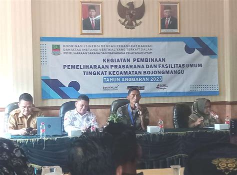 Pemerintah Kecamatan Bojongmangu Gelar Pembinaan Pemeliharaan Fasilitas