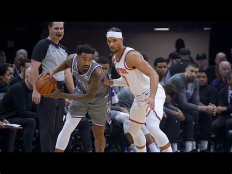 NBA Post Game Interviews Sacramento Kings Take Down New York Knicks